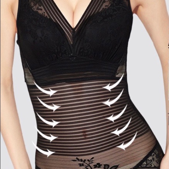 Adjustable embroidered Women Shapewear Boday Shaper Underwear One Piece Corset - Picture 12 of 14